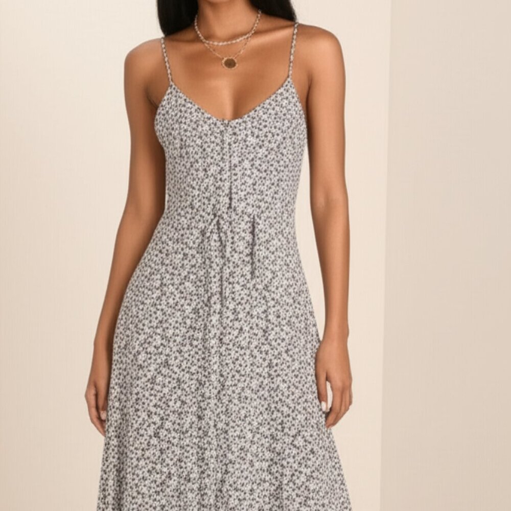 Floral Spaghetti Strap Dress
